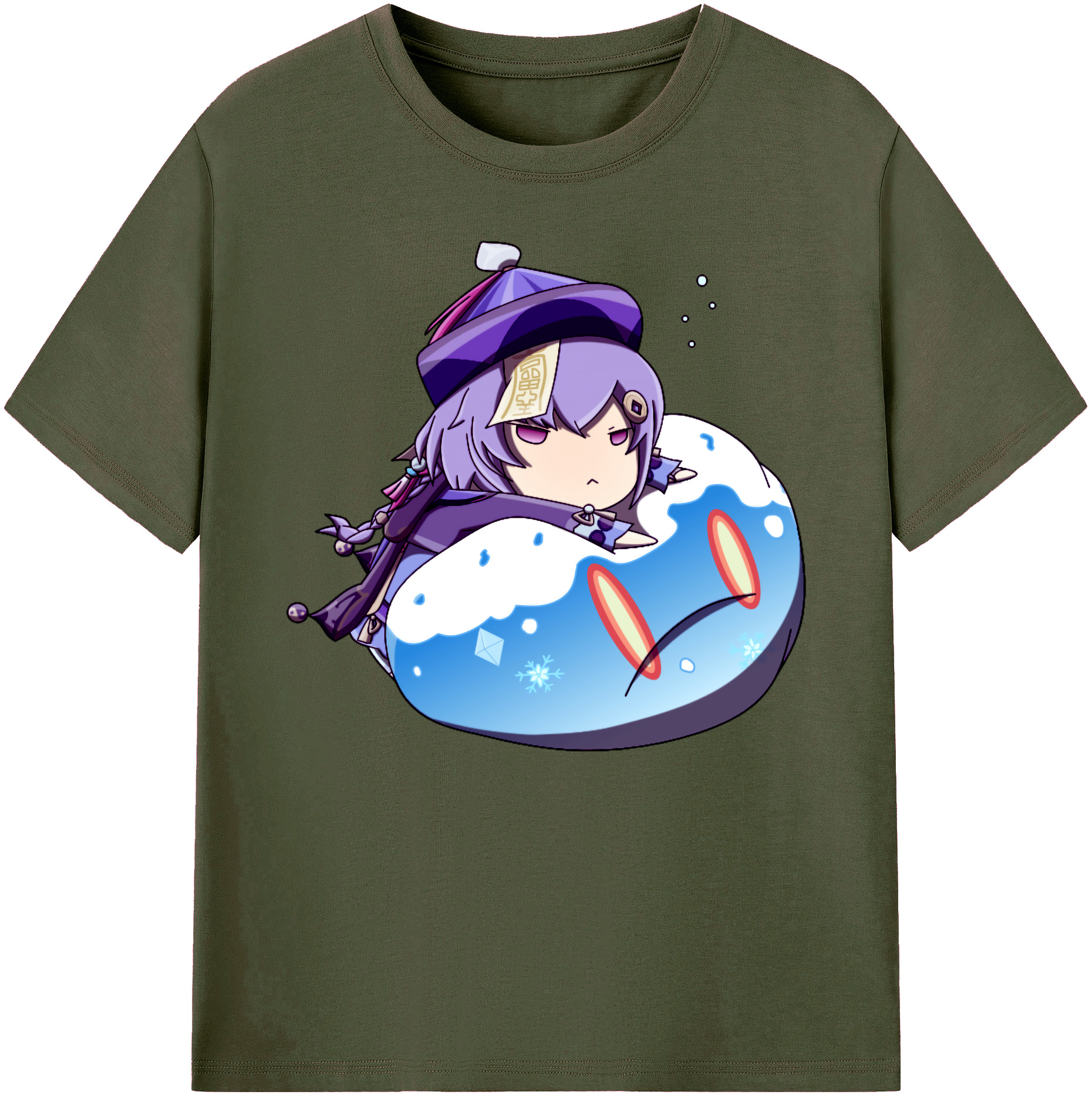 げんし神 七七 なな  genshin Nana 綿100％ メンズ半袖Tシャツ｜肌触りやわらか＆通気性